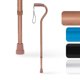 thumbnail image 1 of Bastón de aluminio Medline con mango offset, color bronce, ajustable de 29 a 38 pulgadas, 1 of 3