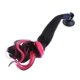 thumbnail image 1 of Casco Trenzas Cola De Caballo Casco De La Motocicleta Peluca Rizada Negro + Rosa, 1 of 5