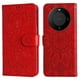 thumbnail image 1 of Funda tipo cartera FOXDOCK para Huawei Mate 60 Pro , diseño girasol en relieve, cuero PU, cierre magnético, soporte y tarjetero, 1 of 5