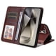 thumbnail image 5 of Funda Billetera para Samsung Galaxy S25 Ultra con Porta Tarjetas y Soporte Ajustable Marrón, 5 of 5