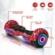 thumbnail image 2 of Hover Board EMAXUSA Spider-Pattern con Bluetooth de 6.5 pulgadas, color rojo, 2 of 9