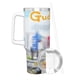 thumbnail image 3 of Gudetama: Una Aventura Huevamente Increíble Vaso aislado de acero inoxidable con asa, diseño temático, regalo para familia, amigos y fans; incluye pajita y encaja en el portavasos estándar, 40 oz, 3 of 6