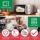 thumbnail image 4 of Recipiente de almacenamiento de alimentos ZLMXXT de 12 pulgadas con tapa y asa x2, 4 of 7