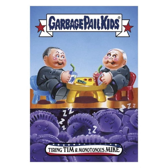 Tarjeta autoadhesiva Topps GPK Disg-Race to the White House #13