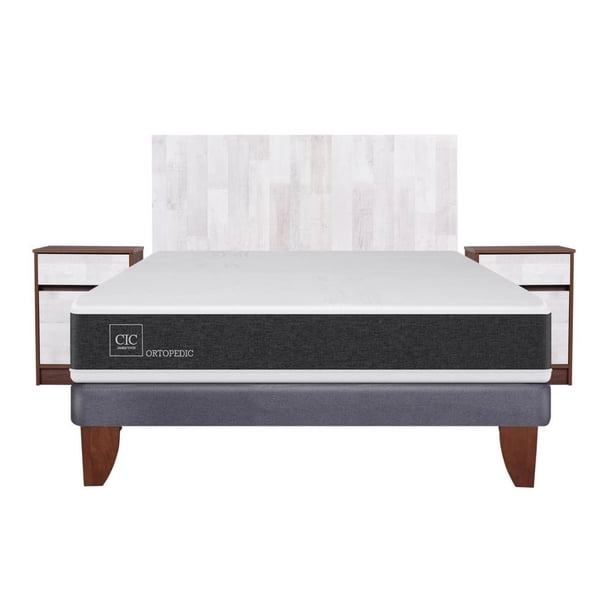 Cama Europea Europea New Ortopedic 2P Bn Legno S 2 Plaza Base Normal