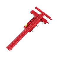 Magideal - Trazador De Carpintería En Forma De T, Regla De Carpintería, Calibre De Medición Para Marcado, Diseño De Decoración, Maquinaria Para El Hogar, Medició Con Ajuste Fino