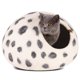 thumbnail image 1 of Cueva para Gato MEOWFIA de Lana Merino – Talla Grande, Estampado Leopardo de las Nieves, 1 of 7
