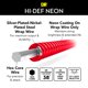 thumbnail image 3 of Cuerdas para guitarra eléctrica DR Strings Hi-Def Neon Red Heavy, 3 of 4