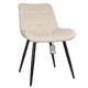 thumbnail image 1 of Silla Milano Velvet Base Negra, 1 of 2