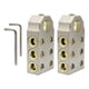 thumbnail image 2 of Abrazadera de conector de terminal de automóvil, terminales (+/-) Post positivo y (+/-) Universal para camiones, barcos, automóviles marinos, 2 of 5