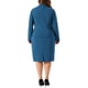 thumbnail image 4 of Agnes Orinda Tallas Grandes Trajes de Vestido Escolar Universitario para Mujeres Conjuntos de Dos Piezas Chaquetas Blazers y Vestido Sin Mangas Trajes de Negocios Informales 4X Azul Lago, 4 of 8