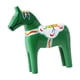 thumbnail image 1 of Adorno De Caballo Dala De Madera, Pintura A Color Para Coleccionar, Decoración Del Hogar, Recuerdo Verde, 1 of 5