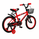 thumbnail image 3 of Bicicleta Infantil Niño Aro 18 roja Canasto Ruedas Apoyo Mamakids, 3 of 6