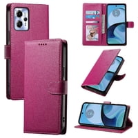 Funda Para Foxdock Motorola Moto G53 5G– Cuero Premium, 3 Ranuras Para Tarjetas, Protección Contra Impactos