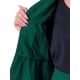 thumbnail image 5 of INSPIRE CHIC Traje de Mujer Conjunto de Traje de Maestra para Regreso a Clases Conjuntos de Negocios Blazer Peplum sin Cuello Traje Formal de Falda Lápiz Conjunto de 2 Piezas XL Verde Oscuro, 5 of 6