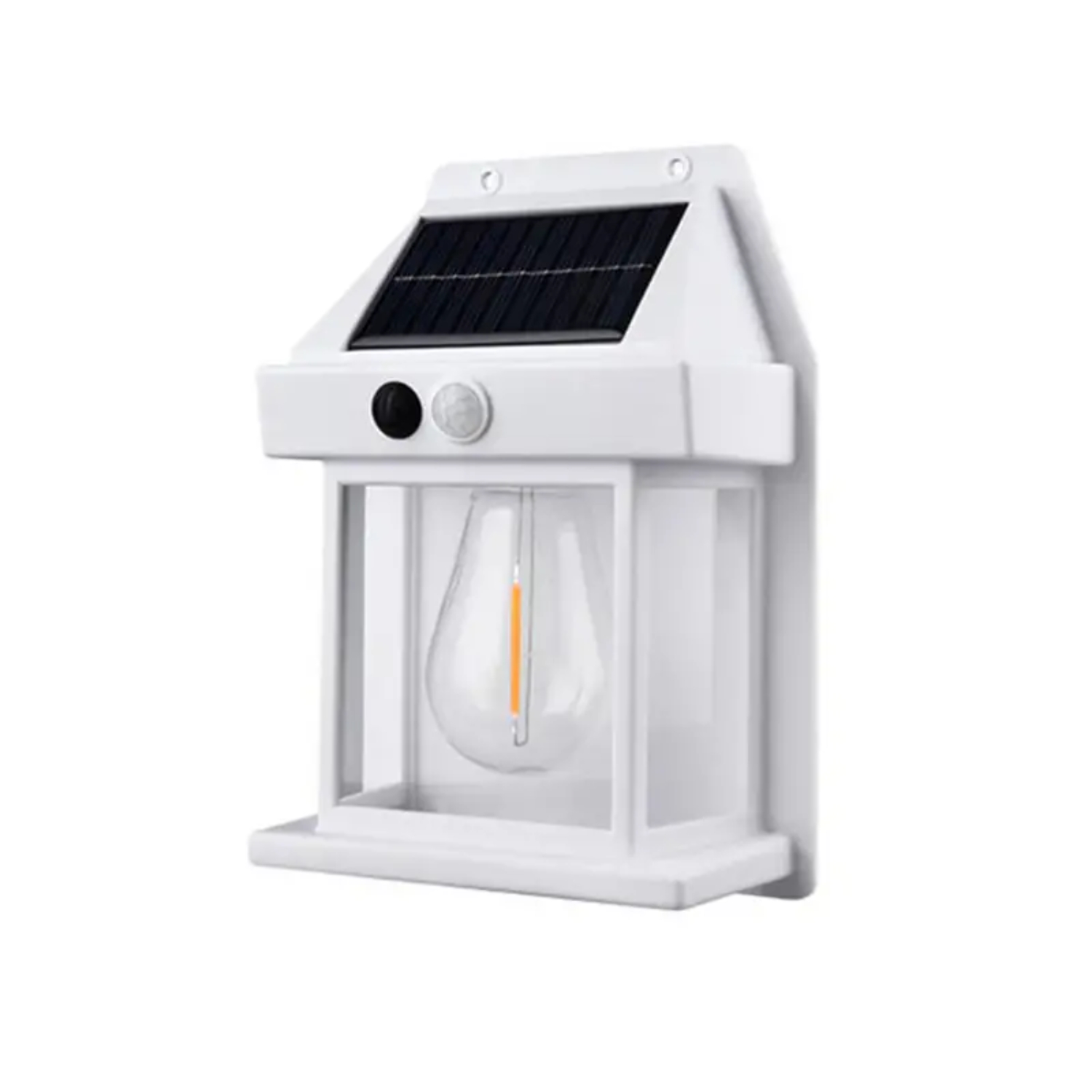 Importclick - Farol Foco Solar Pared Sensor Movimiento 3.2 V Luz Cálida Blanco