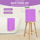 thumbnail image 2 of Juego de 6 toallas KAHAF COLLECTION 69 × 137 cm color lila claro, 2 of 6