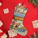 thumbnail image 4 of Temporada de Caza Llamada de la Naturaleza Tema: Calcetines de Navidad, fino lino blanco para colgar en escaleras y chimenea, decoración navideña para el hogar, regalo de Navidad.54cm×38cm, 4 of 5