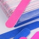thumbnail image 5 of 200 limas de uñas pequeñas desechables de doble cara, grano 180/180, para manicura casera o profesional, para uñas postizas acrílicas naturales (azul y rosa)., 5 of 7