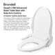 thumbnail image 2 of Asiento de inodoro eléctrico con bidé Brondell LT89 para inodoros alargados, 2 of 9
