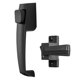 thumbnail image 1 of Cierre de puerta Wright Products V333BL con botón pulsador de amarre negro, 1 of 8