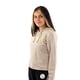 thumbnail image 4 of Polerón mujer con capucha seamless beige, 4 of 6