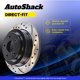 thumbnail image 4 of Rotor de freno Auto Shack 278 mm/271 mm perforado y ranurado, 4 of 7