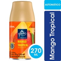 Aromatizante De Ambientes Automático Mango Tropical Aerosol Lata 270 Ml Glade
