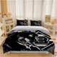 thumbnail image 1 of 3pcs Black Beast B Logo Dark Style Design Pattern Set Soft and Comfortable Bedding Set Suitable for All Seasons, 1 of 5