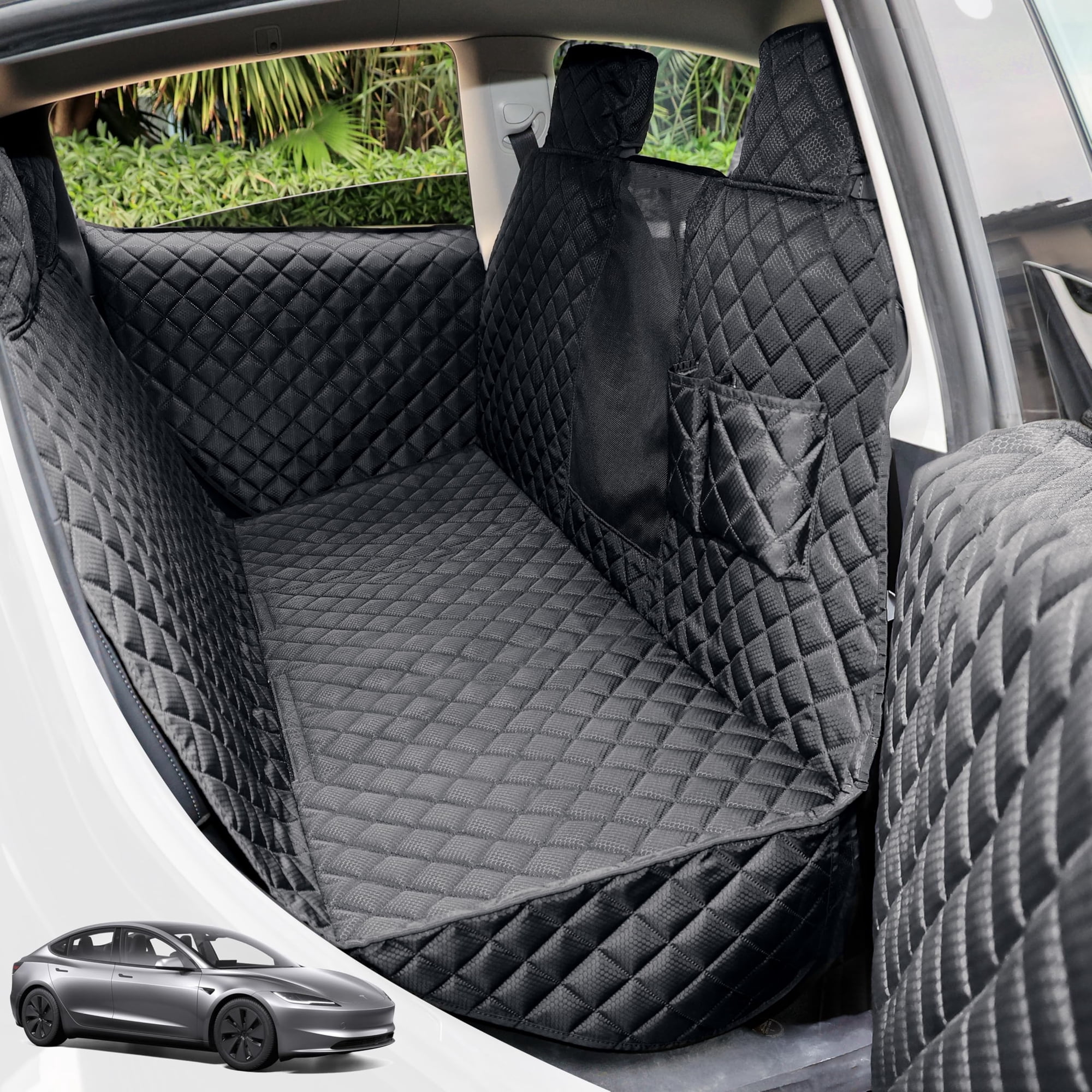 Funda Para Asiento De Perro Para Auto Model 3 Y Y Impermeable