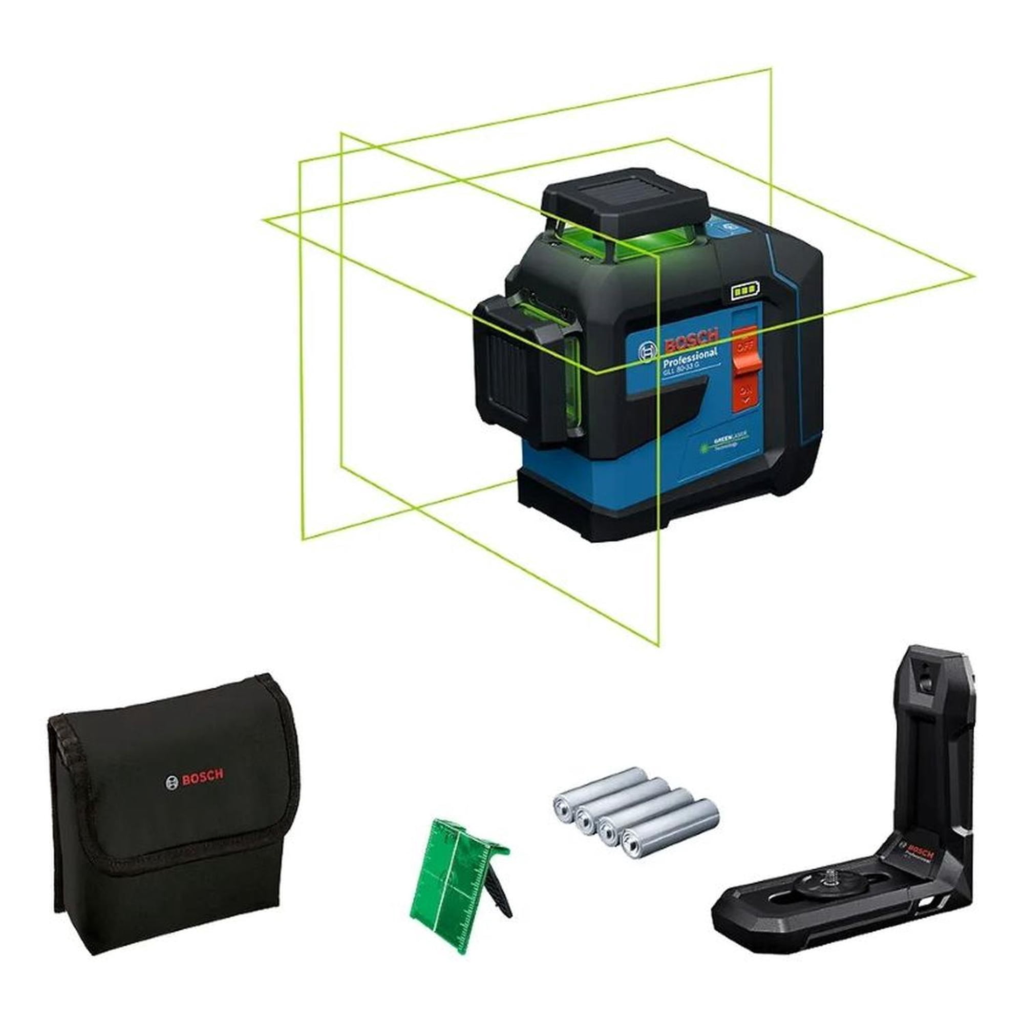 Nivel Laser Multilíneas Verde 360° Gll 80-33 G Bosch