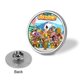 thumbnail image 3 of Jellystone-Theme Round Button Badge: Premium Metal Construction, Ideal for High-End Events 2.8 cm, 3 of 6