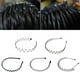 thumbnail image 5 of diademas unisex de metal negro con ondas en espiral para hombre y mujer, accesorios para el cabello, 5 of 6