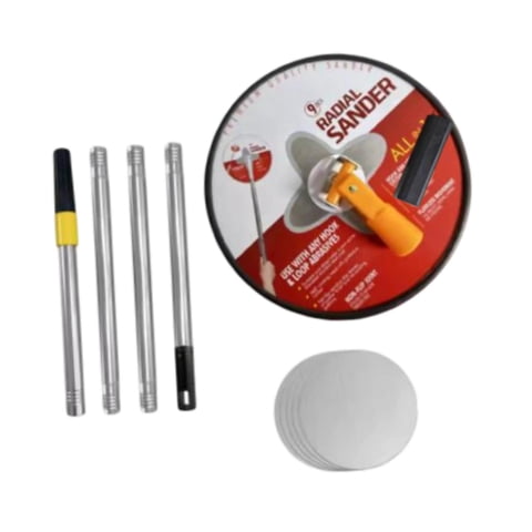 Ioensy - Lijadora Manual De Poste Para Paneles De Yeso, Herramienta Con Luz, Lijadora Redonda Para Paneles De Yeso