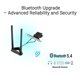 thumbnail image 5 of Tarjeta WiFi 7 PCI-E ASUS BE6500 (PCE-BE90BT) Tribanda Bluetooth 5.4, 5 of 9