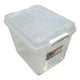 thumbnail image 2 of Caja Organizadora 27lts Wenco C/ Ruedas 31x30x40cm Apilable Transparente 27 Litros Rollbox, 2 of 8