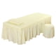 thumbnail image 5 of Sábana De Masaje Soft Beauty Con Funda De Almohada Y Funda Para Taburete Beige, 5 of 5