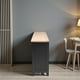 thumbnail image 3 of Aparador Buffet de madera Rack XL 180x45x80 color Negro cubierta Natural, 3 of 3