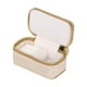 thumbnail image 1 of Caja De Almacenamiento De Joyas, Joyero Portátil Para Anillos, Colgantes, Pendientes, Color Marrón Claro, 1 of 5