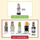 thumbnail image 5 of Juego de vasos Cross Blade de repuesto y 473 ml para Magic Bullet, 5 of 6