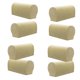 thumbnail image 3 of Juego de 8 muebles de franela sofá reposabrazos cubre protectores beige, 3 of 5