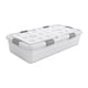 thumbnail image 2 of Cesta Organizadora Para Debajo De La Cama, Para Dormitorio, Armario, Apartamento, Altura 18 Cm, Color Blanco, 2 of 5