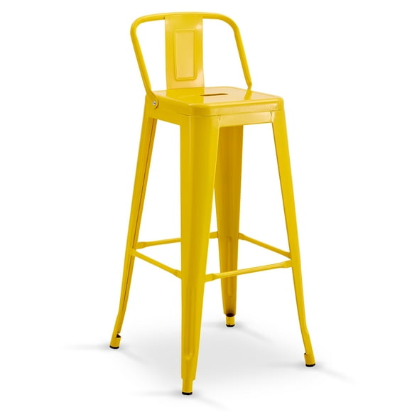 Silla Alta Metal Amarillo