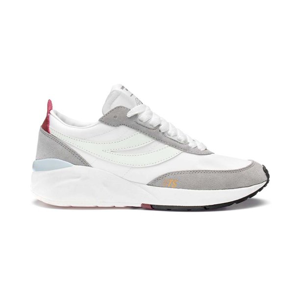 Zapatilla 4089 Training 9TS White Violet Bordeaux Green