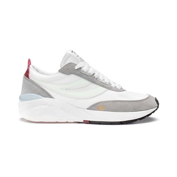 Zapatilla 4089 Training 9TS White Violet Bordeaux Green