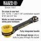 thumbnail image 2 of Llave de trinquete Klein Tools KT155T 6 en 1 Lineman's, 2 of 9