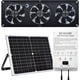 thumbnail image 1 of Ventilador extractor solar de 25 W con batería de 12.000 mAh y 2.600 RPM, 1 of 8