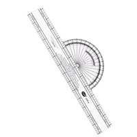 Magideal - Plotter Regla Deslizante De Aviación Navegación Aérea Gráficos Portátiles Fijos Accesorios Para Pilotos Resistentes Para Estudiantes Que Planifican Ppc4