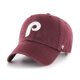 thumbnail image 1 of Gorra 47 Brand Philadelphia Phillies Burdeos/Blanca, 1 of 2