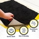 thumbnail image 2 of Tapete de puerta Muddy Mat, 4 piezas, negro, mediano, 76 x 48 cm, absorbente, 2 of 7
